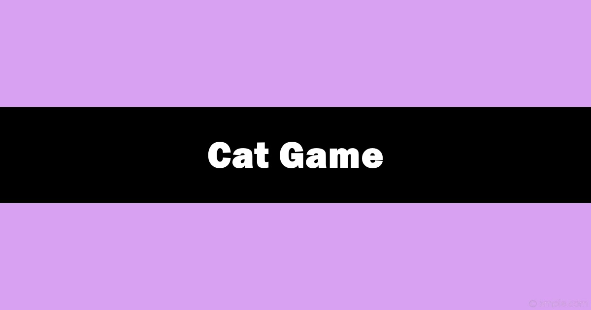 How Do I Change The Language On Cat Game