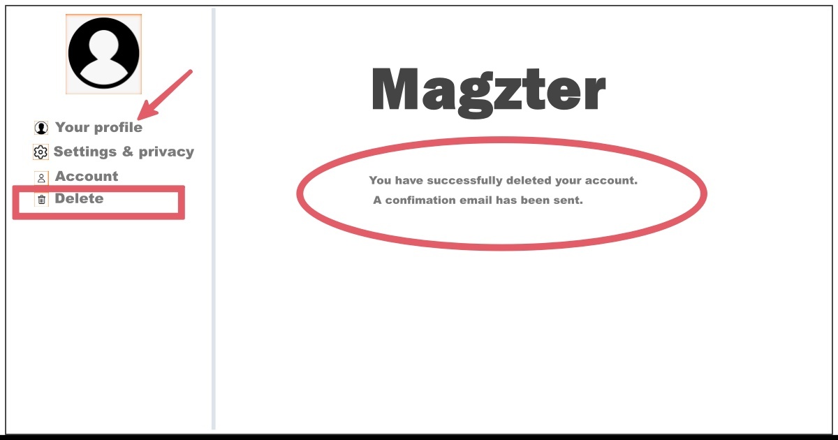 How to Delete Magzter Account
