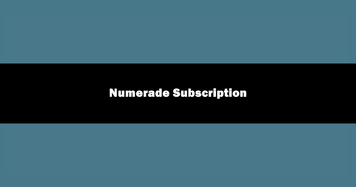 How to Cancel Subscription on Numerade