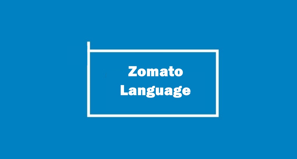 How to Change Language In Zomato