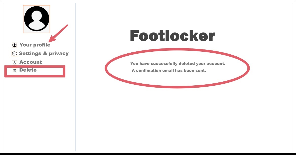 How to Delete Footlocker Account