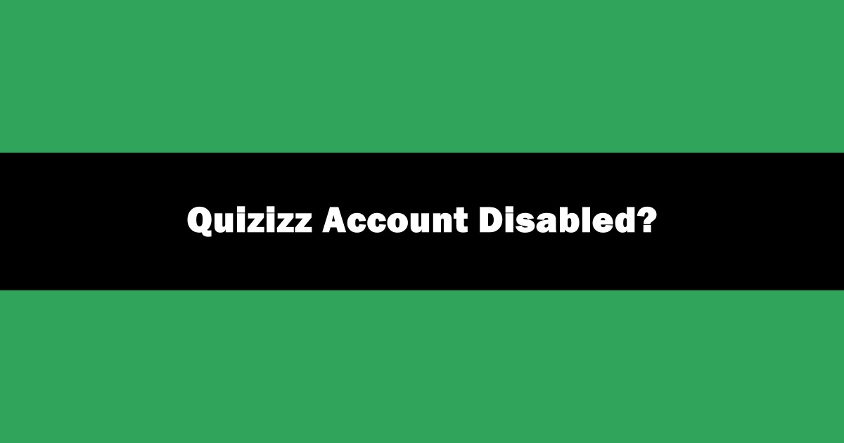How to Reactivate Quizizz Account