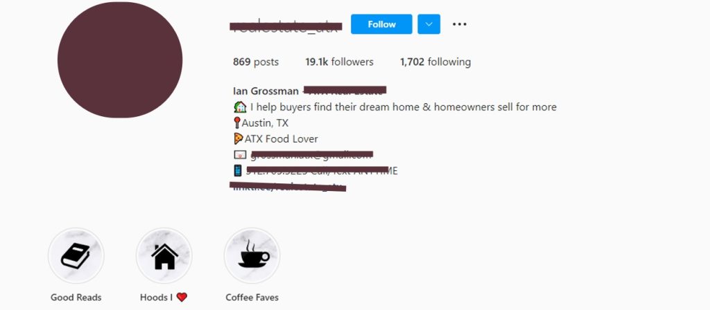 Instagram Account Buyer Profile