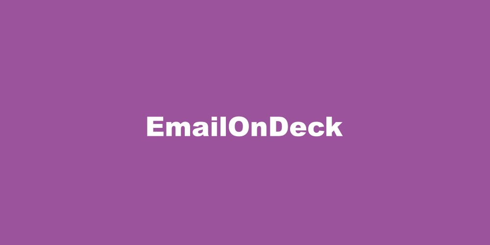EmailOnDeck Email