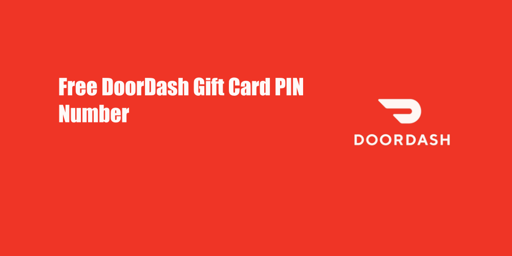 DoorDash Gift Card PIN Number