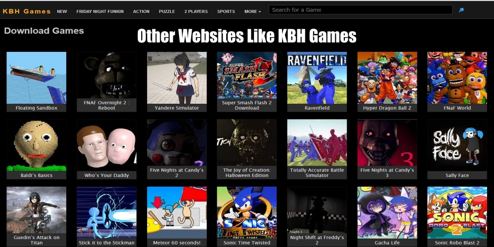 Websites Like KBH Games