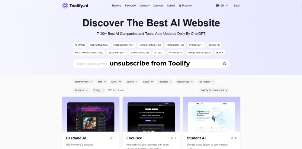 Unsubscribe Toolify AI